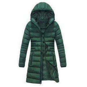 U2WEAR  Women's Zip Front Hooded Puffer Coats